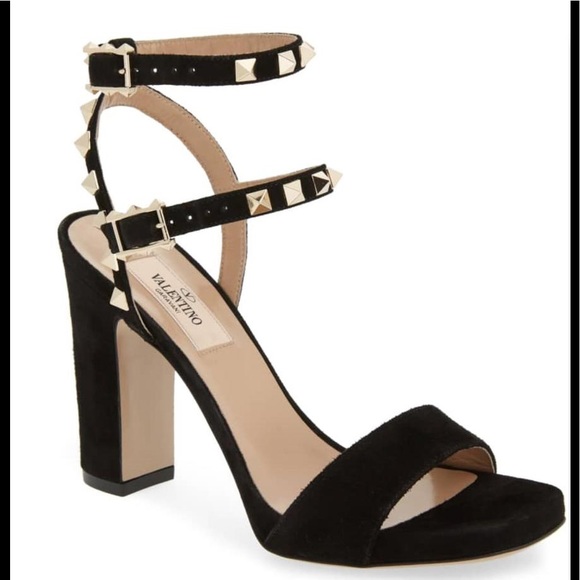 Valentino Garavani Shoes - Valentino Garavani Rockstud Ankle Strap Sandals